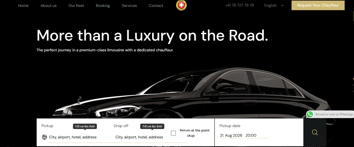 Top 5 Luxury Chauffeur Services in Zurich