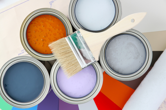 Add artistic flair to your seattle home by using bright paint colors like these