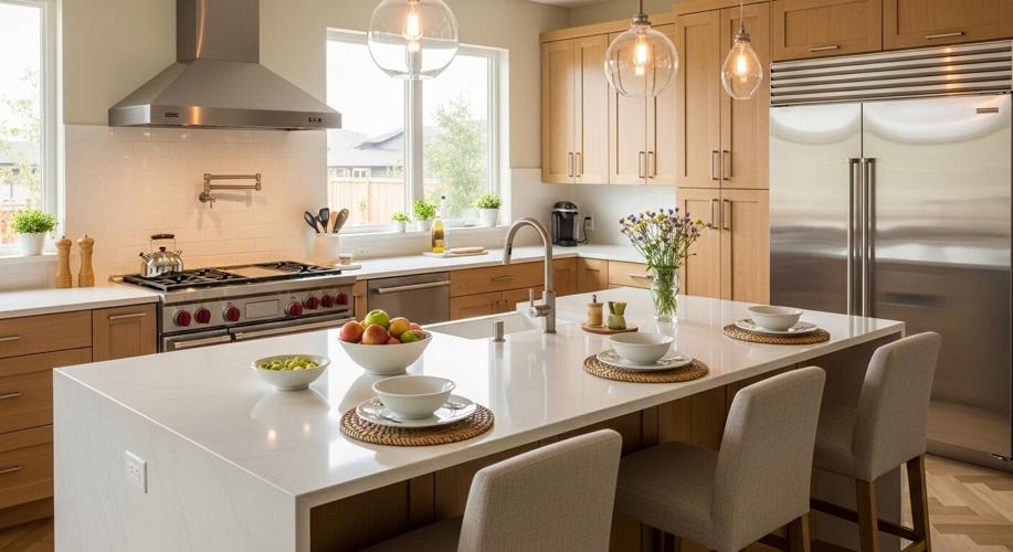 How Kitchen Islands with Seating Improve Home Value