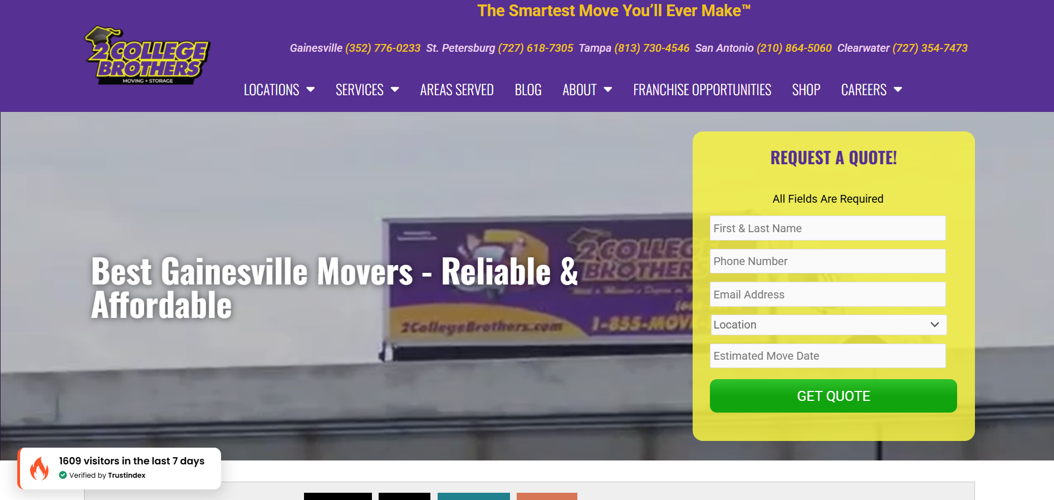 5 Trusted Gainesville, FL Moving Companies for Home Relocations in 2026