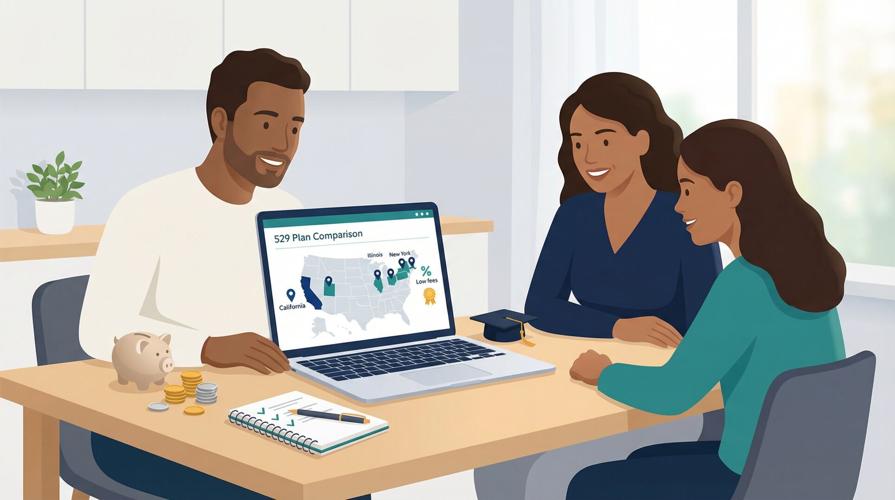 6 Best Out-of-State 529 Plans for California Residents: Low-Fee Options Compared