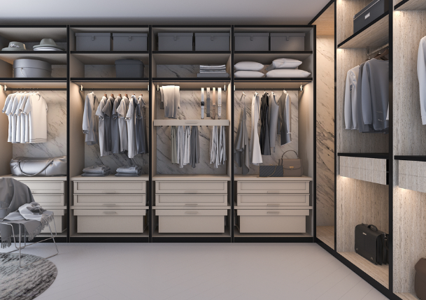 Luxury Wardrobe Designs: Elegant Storage Solutions for High-End Homes