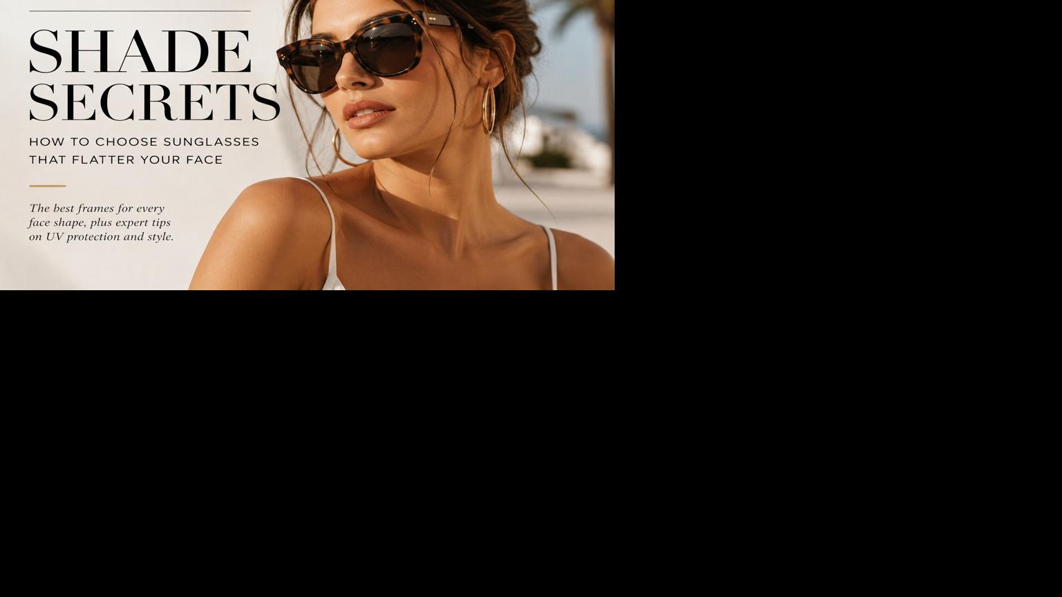 Shade Secrets: How to Choose Sunglasses That Actually Flatter Your Face