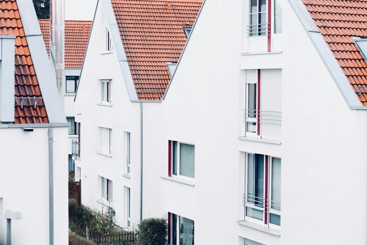 white concrete houses at daytime