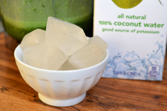 Coconut Water Ice Cubes