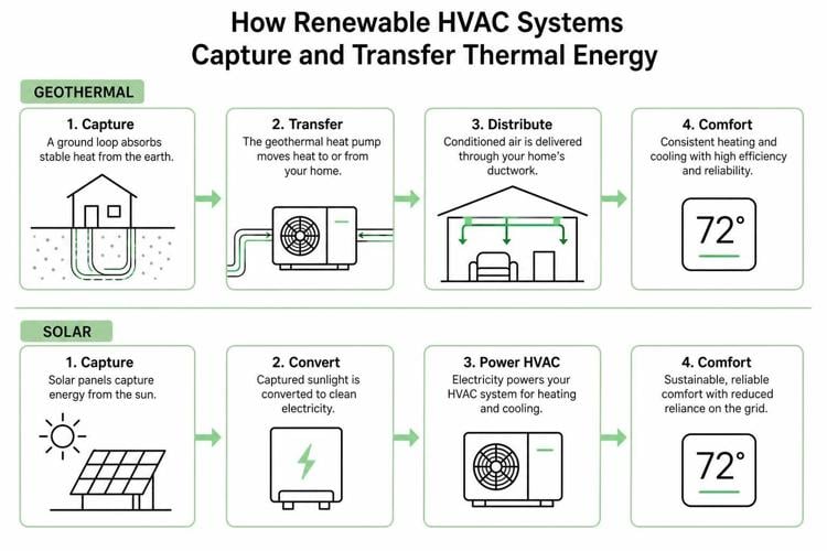 Understanding Geothermal and Solar HVAC Solutions for Modern Homes