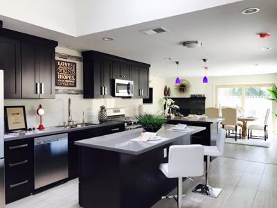 A modern kitchen design like this makes your house sleek and cool