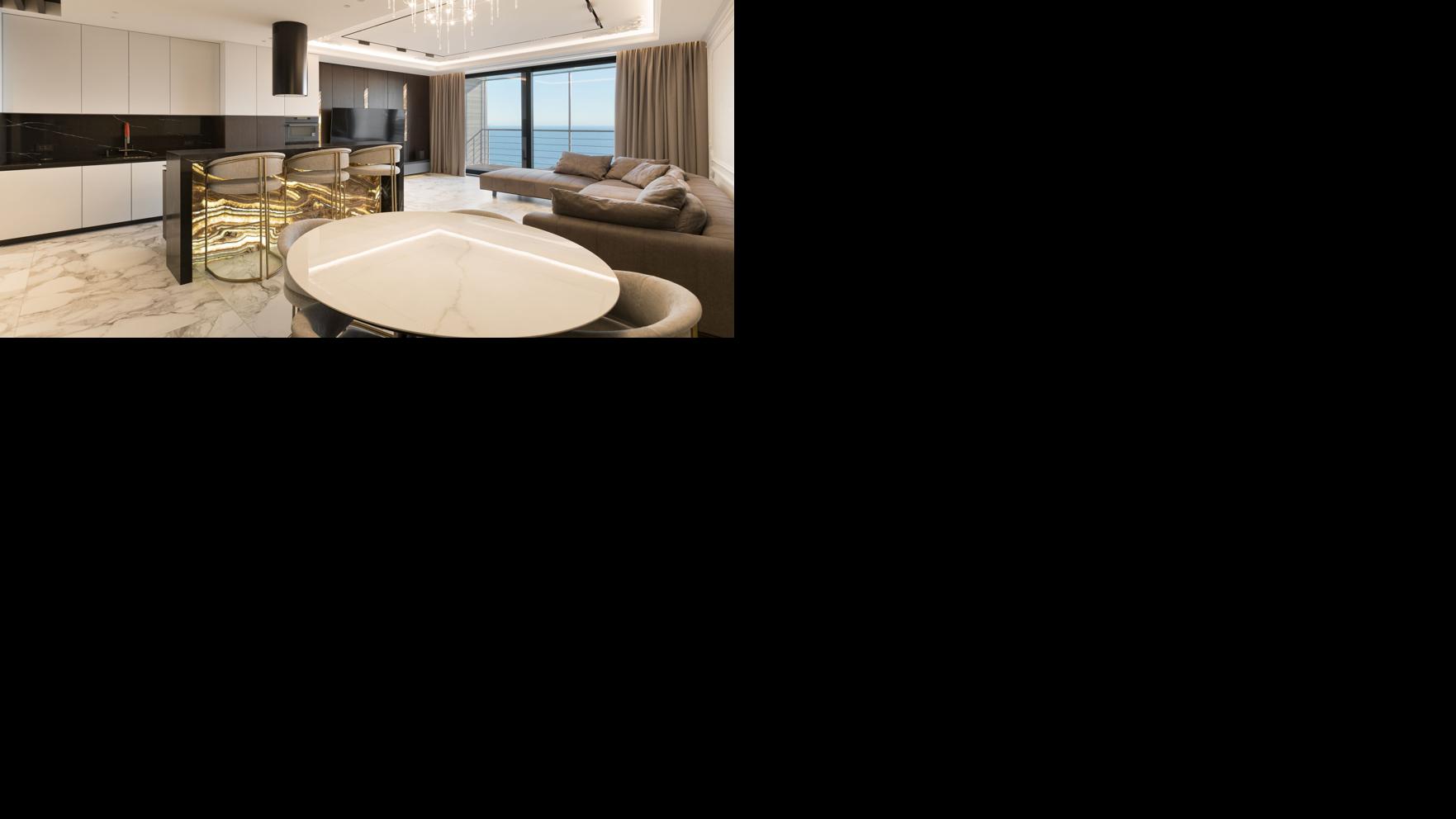 Modern Minimalism Meets Classical Detailing in A Apartment by SOIA Design