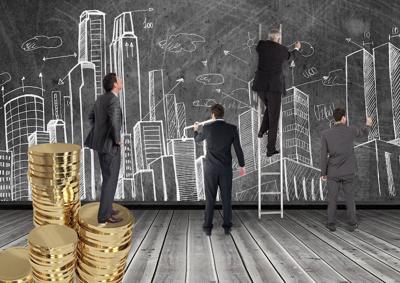 business men finding Ways to Start  a Team of Dedicated Software Developers to start a  Project