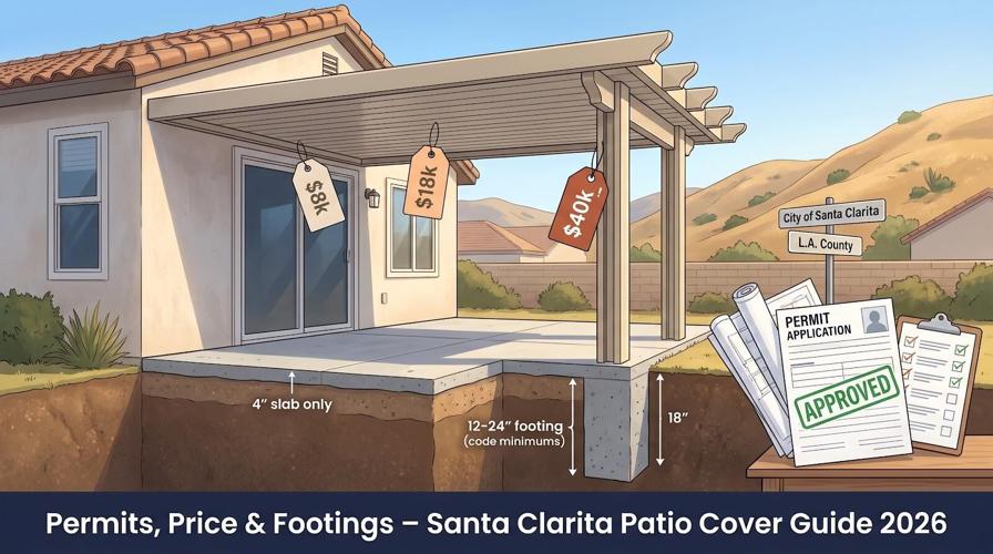 Permits, Price & Footings: 9 Best Patio Cover Installation Pros in Santa Clarita