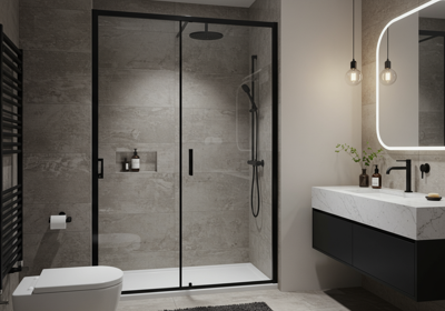 Black Shower Screens: The Bold Design Choice That’s Taking Over Luxury Bathrooms