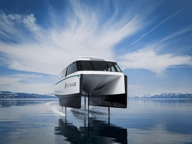 The Future of Travel Across Lake Tahoe with Electric Flying Ferries