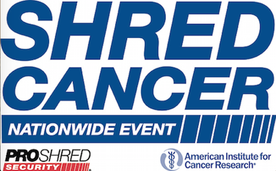 Shred Documents to "Shred Cancer"