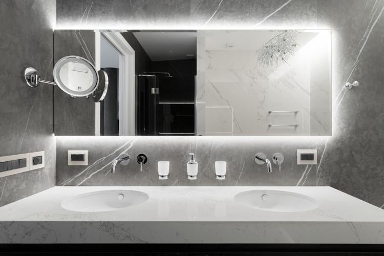 Modern Minimalism Meets Classical Detailing in A Apartment by SOIA Design