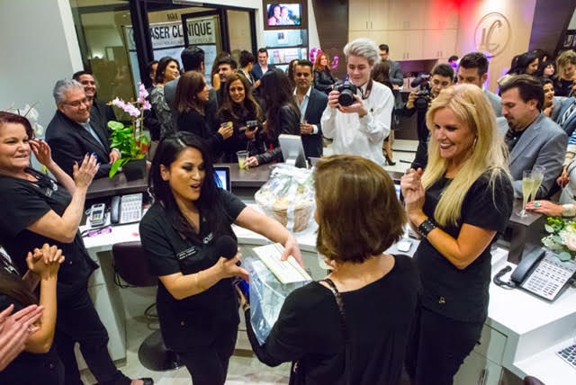 Laser Cliniqúe launch party