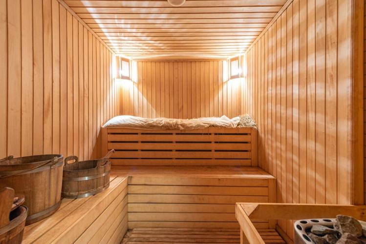 A luxurious sauna interior for your own home