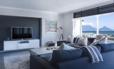 Decluttered living room that is contributing towards a stress-free environment
