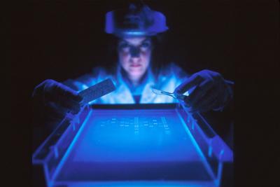 Scientist conducts DNA tests that can be used for peace of mind and paternity testing