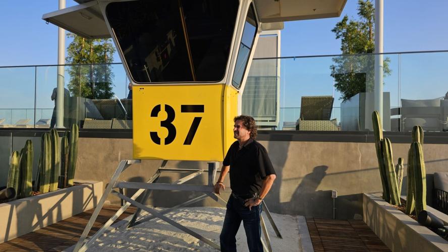 Lifeguard David Leber