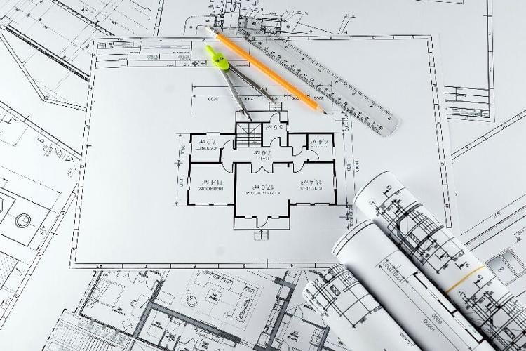 Floor plans for a custom home