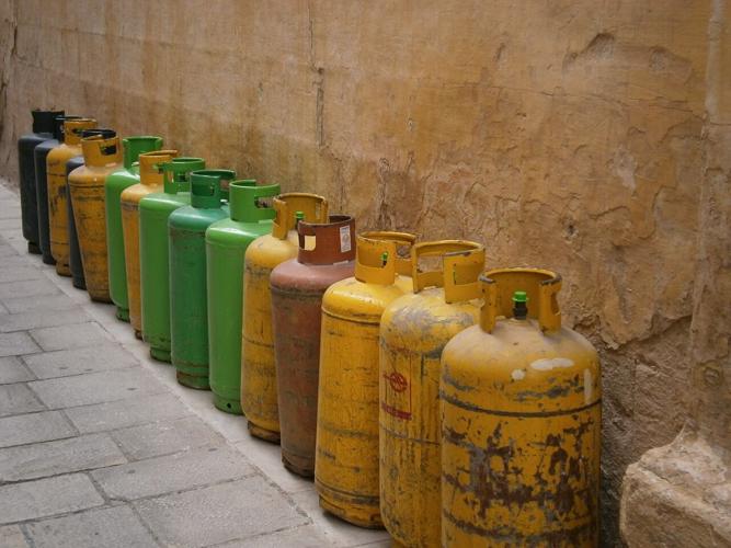 Working with gas canisters such as these can be both physically and mentally dangerous