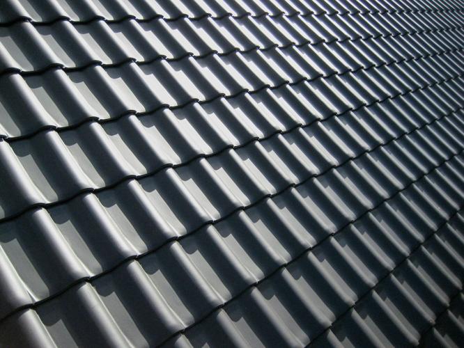This tiled roof is strong, making for a safer home