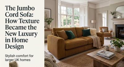 Jumbo Cord Sofa: How Texture Became the New Luxury in Home Design