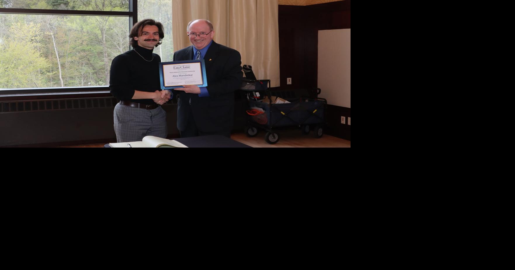 Oregon's Mandrekar wins UW-Eau Claire physics award