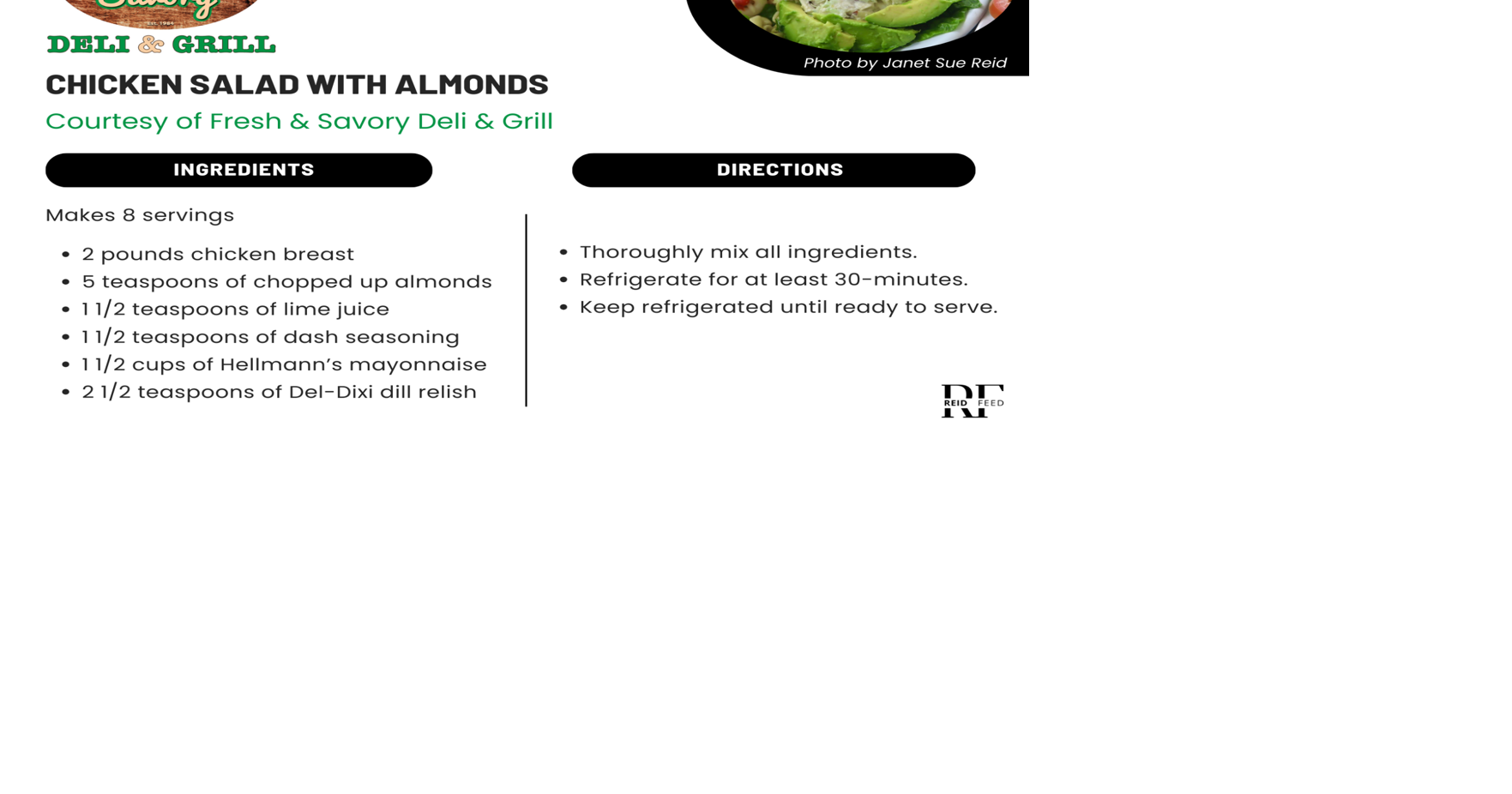 Fresh & Savory Deli & Grill One of the best little lunch spots in