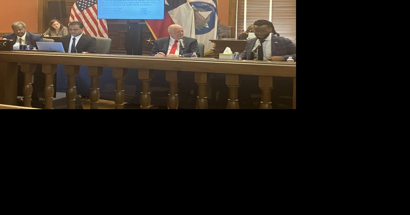 Fort Bend commissioners approve increased budget with lower tax rate