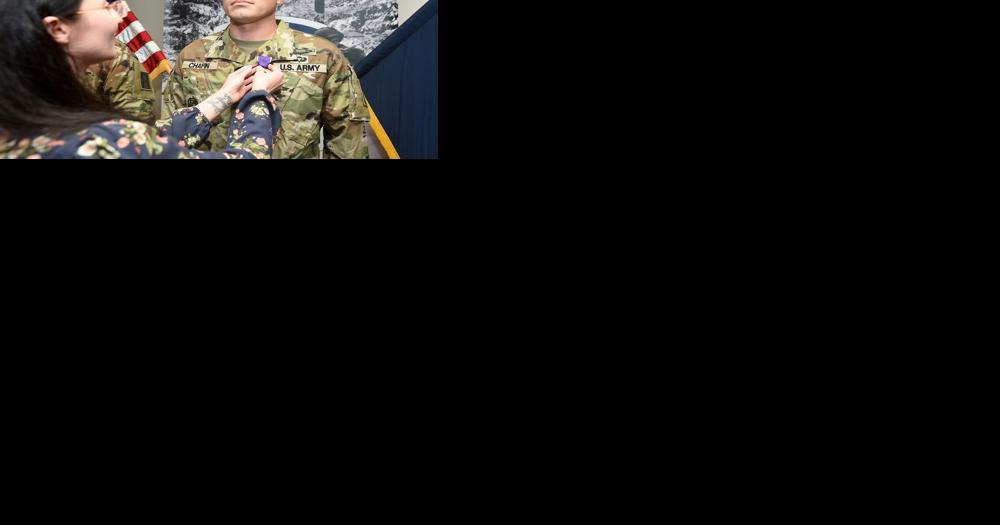 Army Reserve Soldier receives Purple Heart - Vimarsana News