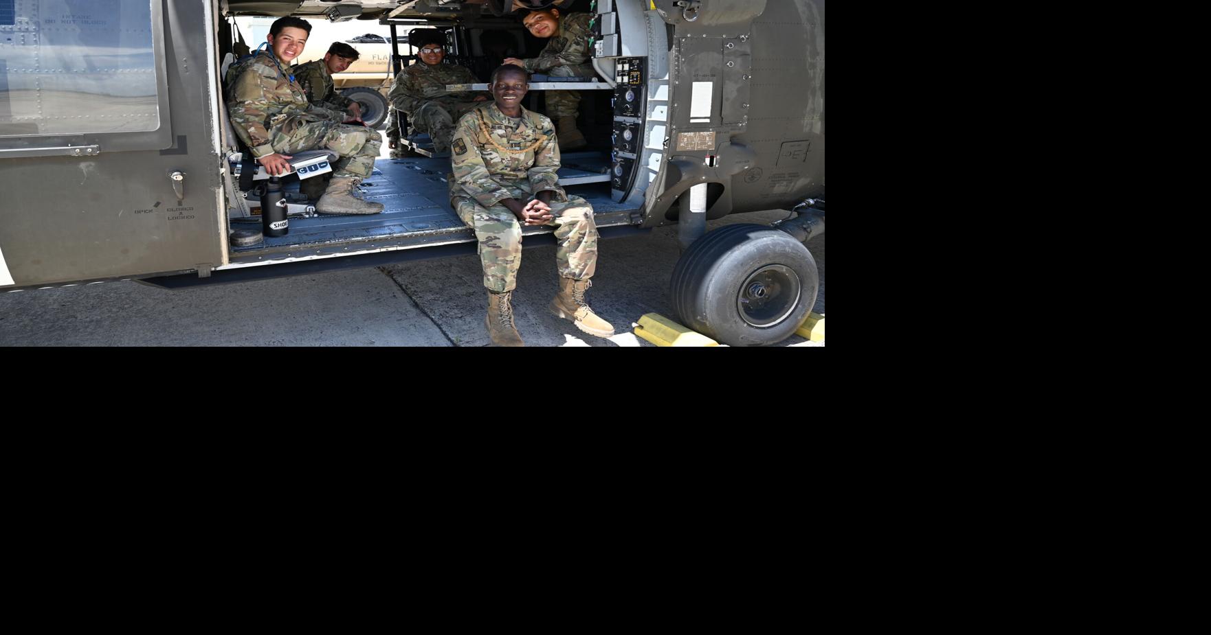 Paying it forward: Junior ROTC cadet visit inspires future fighting force