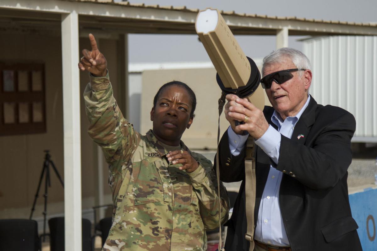 U.S. Representatives Carter, Williams visit Soldiers at Camp Arifjan