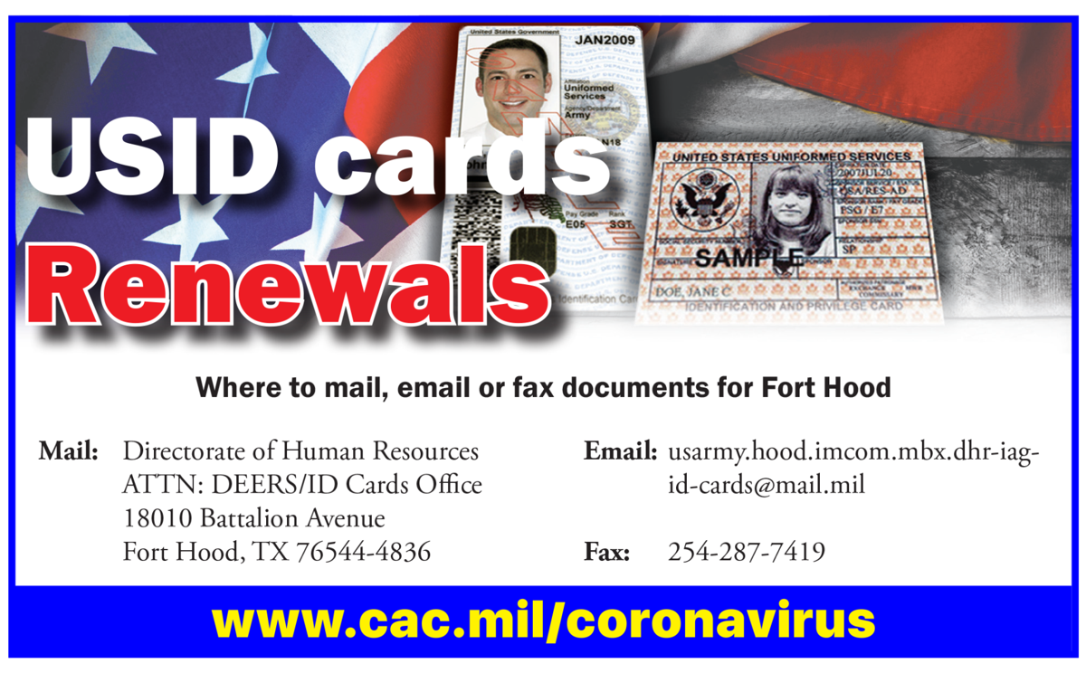 Expiring id cards extended through september 30 news 
