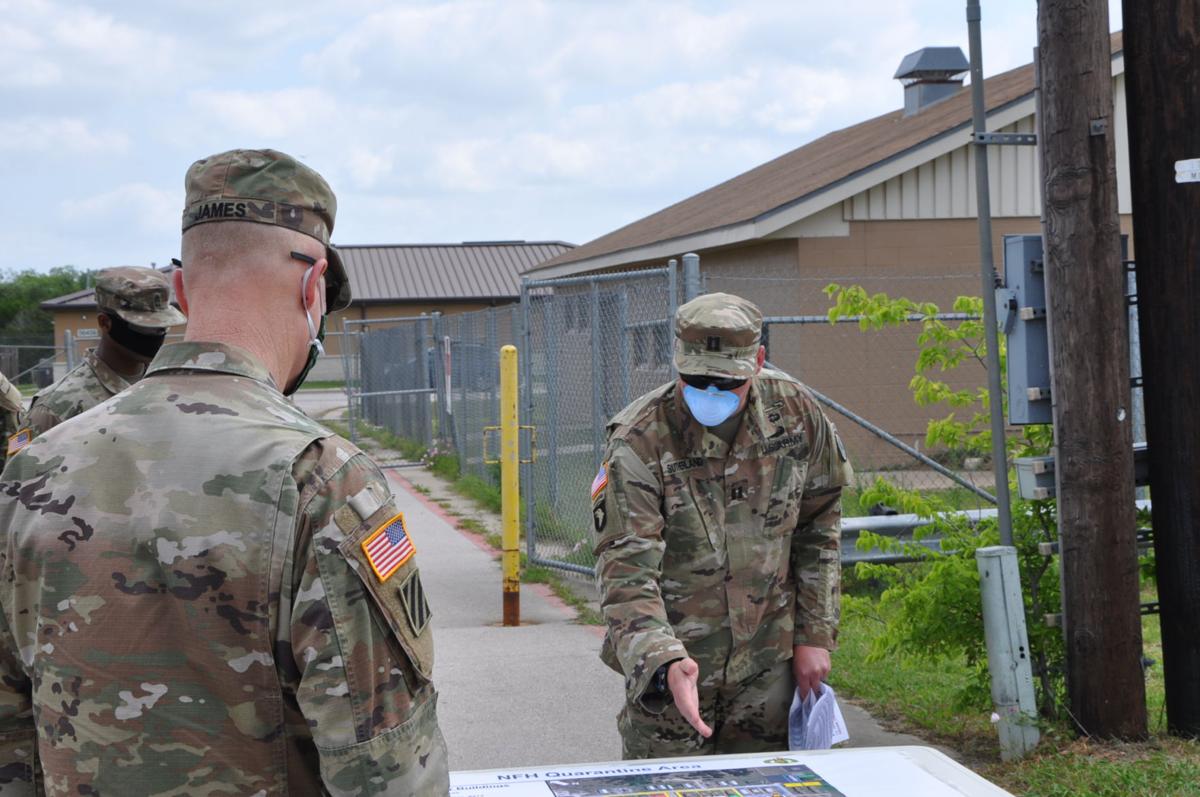 First Army generals review quarantine site News