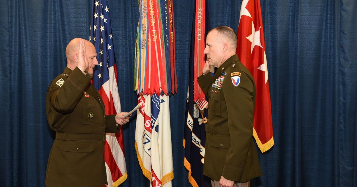 Colonel David Rigg Amc AMC chief of staff receives second star | News | forthoodsentinel.com