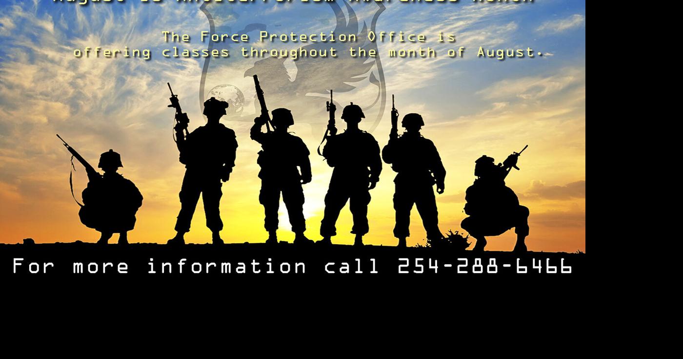 Force Protection offers training | Editorial | forthoodsentinel.com