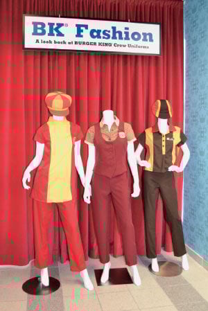 old burger king uniform