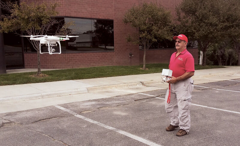 Drones help operators phone in their work