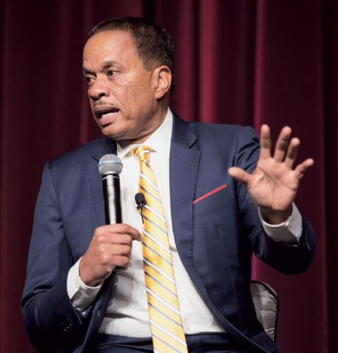 Juan Williams, Democratic commentator, who with Hewitt dissected the presidential election.