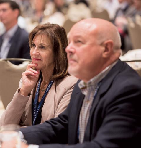 Attendees at the annual conference included restaurant operators and financiers.