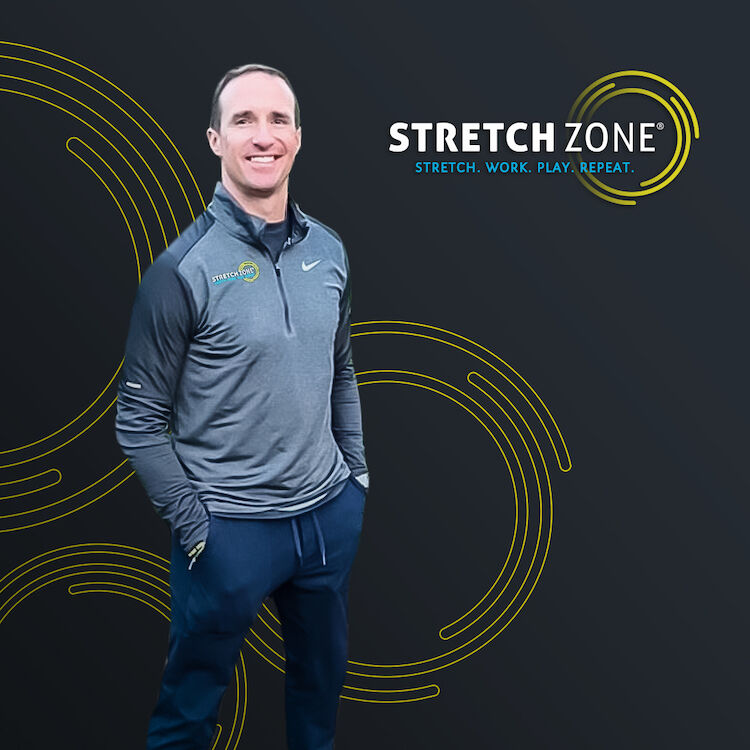 Drew Brees Signs as Stretch Zone Franchisee