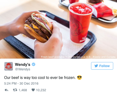 Wendy's Sassy Twitter Clash | Franchise News | franchisetimes.com