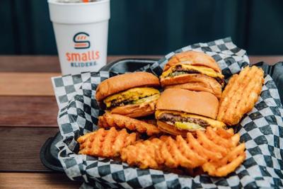 Smalls Sliders cheeseburgers