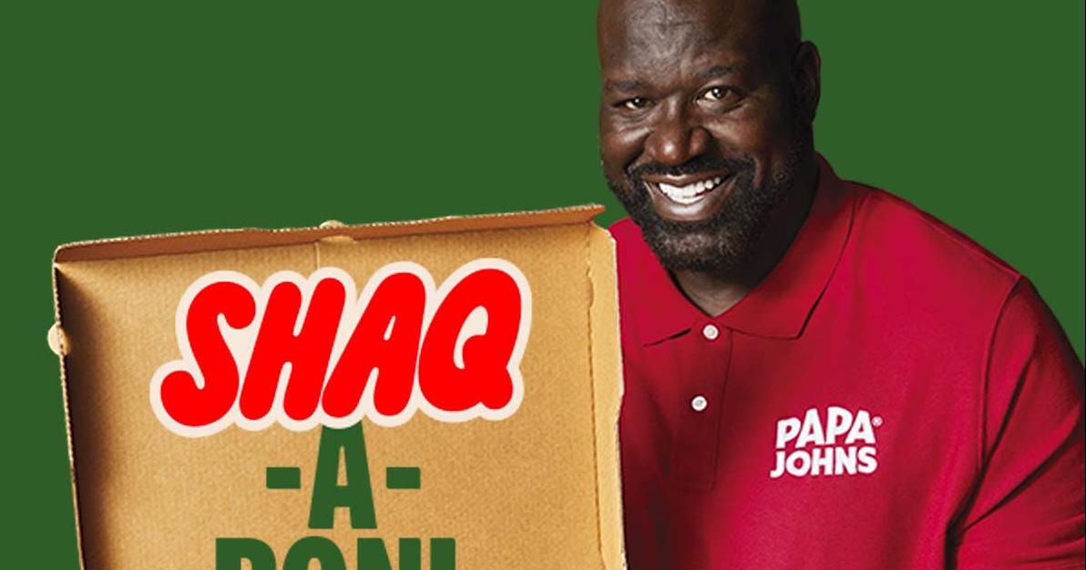 Shaquille O'Neal Is No Longer Endorsing Papa Johns