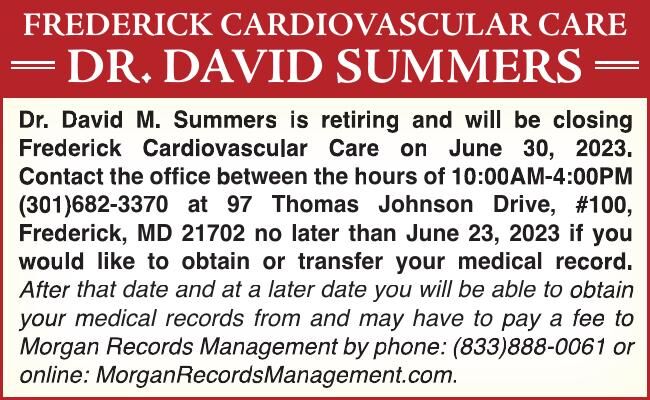 FREDERICK CARDIOVASCULAR CARE P.C.
