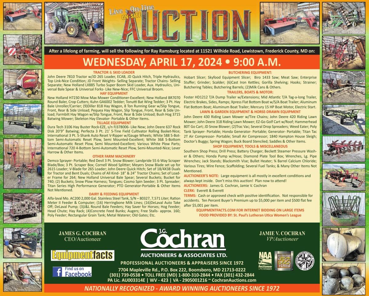 James Cochran Auctioneers, Ads