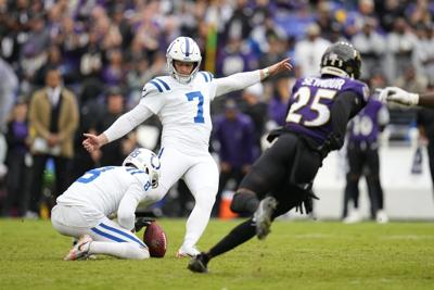 Colts kick walk-off field goal in overtime to upset Ravens