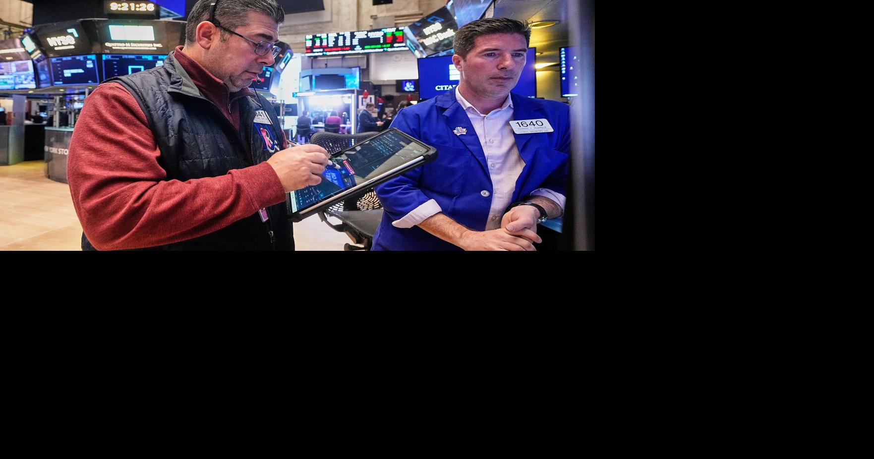 US stocks rise as gold hits another record and the dollar's value sinks again