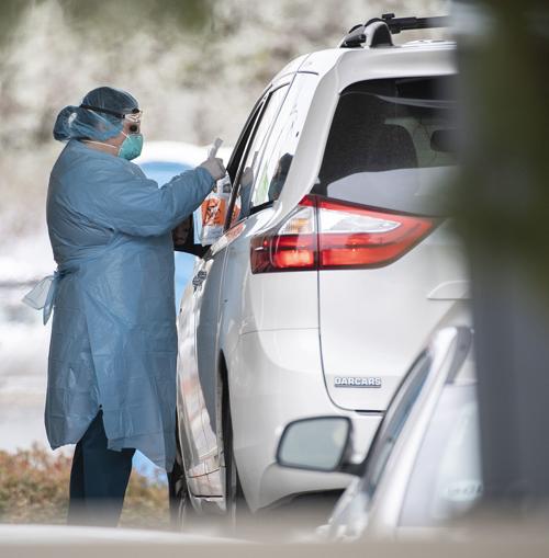 Frederick Health Hospital Starts Drive Through Covid 19 Testing